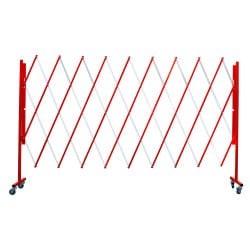 Barrière extensible 3.20 m sur roulettes