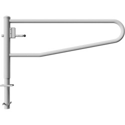 Barrière pivotante trombone