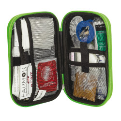 Trousse de secours viticulteur 2 à 4 personnes en EVA Verte Fluo