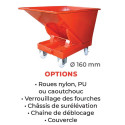 Benne autobasculante pour chariot élévateur SBA