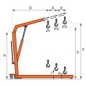 Grue d'atelier manuelle pliable SC