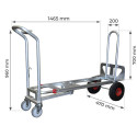 Diable / chariot de manutention 3 en 1 STC3