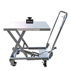 Table élévatrice aluminium - 100 kg