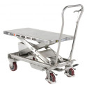 Table élévatrice inox manuelle BSS50 - 500 kg