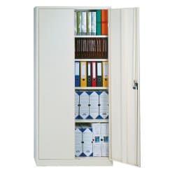 Armoire haute monobloc portes battantes