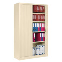 Armoire haute monobloc portes rideaux