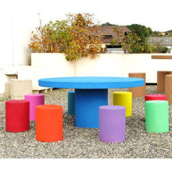 Table repas pique nique en béton  enfants - Talence