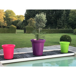 Jardinière plastique ronde Delight