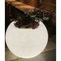 Jardinière lumineuse boule plastique Delight