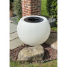 Jardinière lumineuse boule plastique Delight