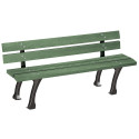 Banc urbain en plastique recyclé Glasgow