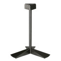 Poteau sur socle pour support sac poubelle 3 flux - Collec