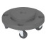 Socle pour conteneur poubelle mobile rond