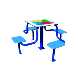 Table de jeux exterieur enfants échecs / petits chevaux