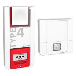 Pack alarme incendie type 4 radio + 1 flash