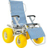 Fauteuil roulant pour terrain meuble, plage, sable