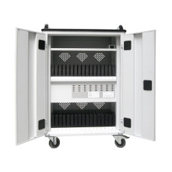 Servante mobile pour 32 tablettes &amp; 1 pc portable