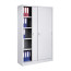 Armoire haute monobloc portes coulissantes