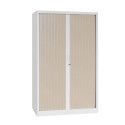 Armoire haute monobloc portes rideaux