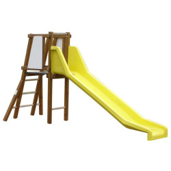 Toboggan hauteur 110 cm pour aire de jeux - Loisirs Aménagements