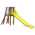 Toboggan hauteur 130 cm pour aire de jeux - Loisirs Aménagements