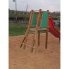 Toboggan hauteur 90 cm pour aire de jeux - Loisirs Aménagements