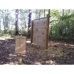 Mur d'ecalade 2 faces pour parcours de santé - Loisirs Aménagements