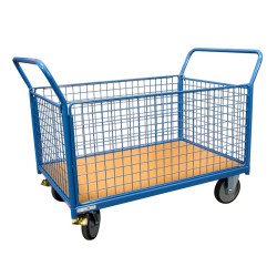 Chariot modulaire avec habillage grillagé - 500 kg