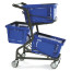 Chariot porte panier libre service 28 L - 3 paniers