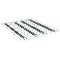 Plancher métallique rayonnage 1000kg - 4 renforts O + bords tombés