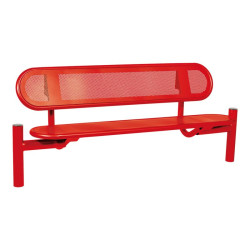 Banc acier Estoril Inox brossé