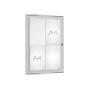 Vitrine horaire pour abribus en aluminium 75 x 55 cm