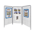 3 grilles d'exposition en acier Procity