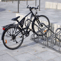 Rack 6 vélos Procity Optimum + arceaux antivol