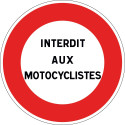 Panneau B19 - Autres interdictions dont la nature est indiquée