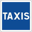 Panneau station de taxis - C5