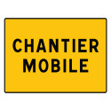 Panneau chantier mobile KC1CM temporaire