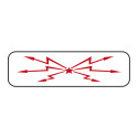 Panonceau d'indication de voie ferrée électrifiée M9b