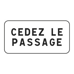 Panonceau passage piétons surélevé - M9d