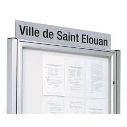 Bandeau signalétique pour vitrine Procity Classique et Tradition