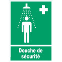 Panneau douche de sécurité