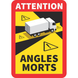 Adhésif angle mort camion