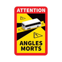 Adhésif angle mort bus