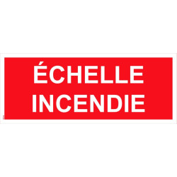 Panneau échelle incendie