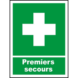 Panneau premiers secours