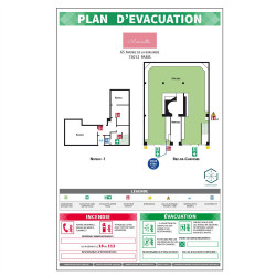 Plan d'évacuation