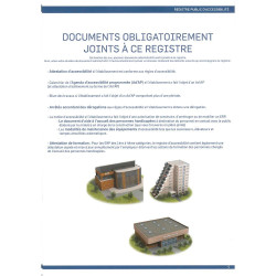 Registre public d'accessibilité format - 32 pages