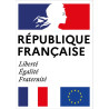 Plaque de façade République Française en plexiglass