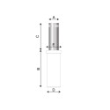 Borne escamotable à clé avec option LED