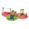 Pack aire de jeux 5 modules - Benito Area Educa 85 m²